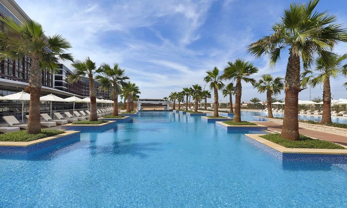 50-Metre Lap and Leisure Pool Access for One or Two from Health Club at Marriott Hotel Al Forsan