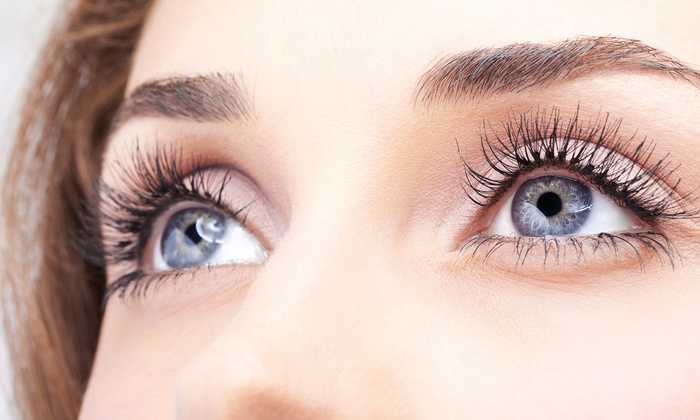 Eyelash Extensions with Optional Waxing and Eyebrow Shaping at Uñas Nail Lounge (Up to 62% Off)