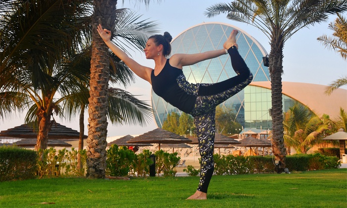 Yoga Classes, Optional Pool and Beach Access at Body & Soul Recreation Club at 5* Al Raha Beach Hotel (Up to 62% Off)