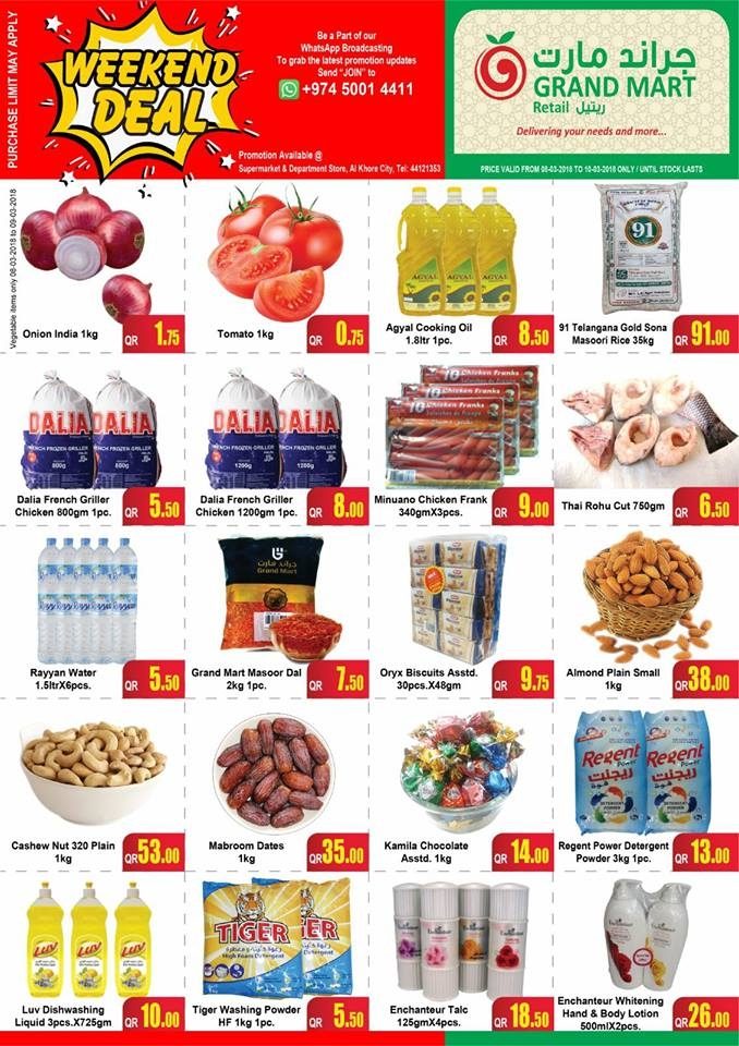 Grand Mart Weekend Deals