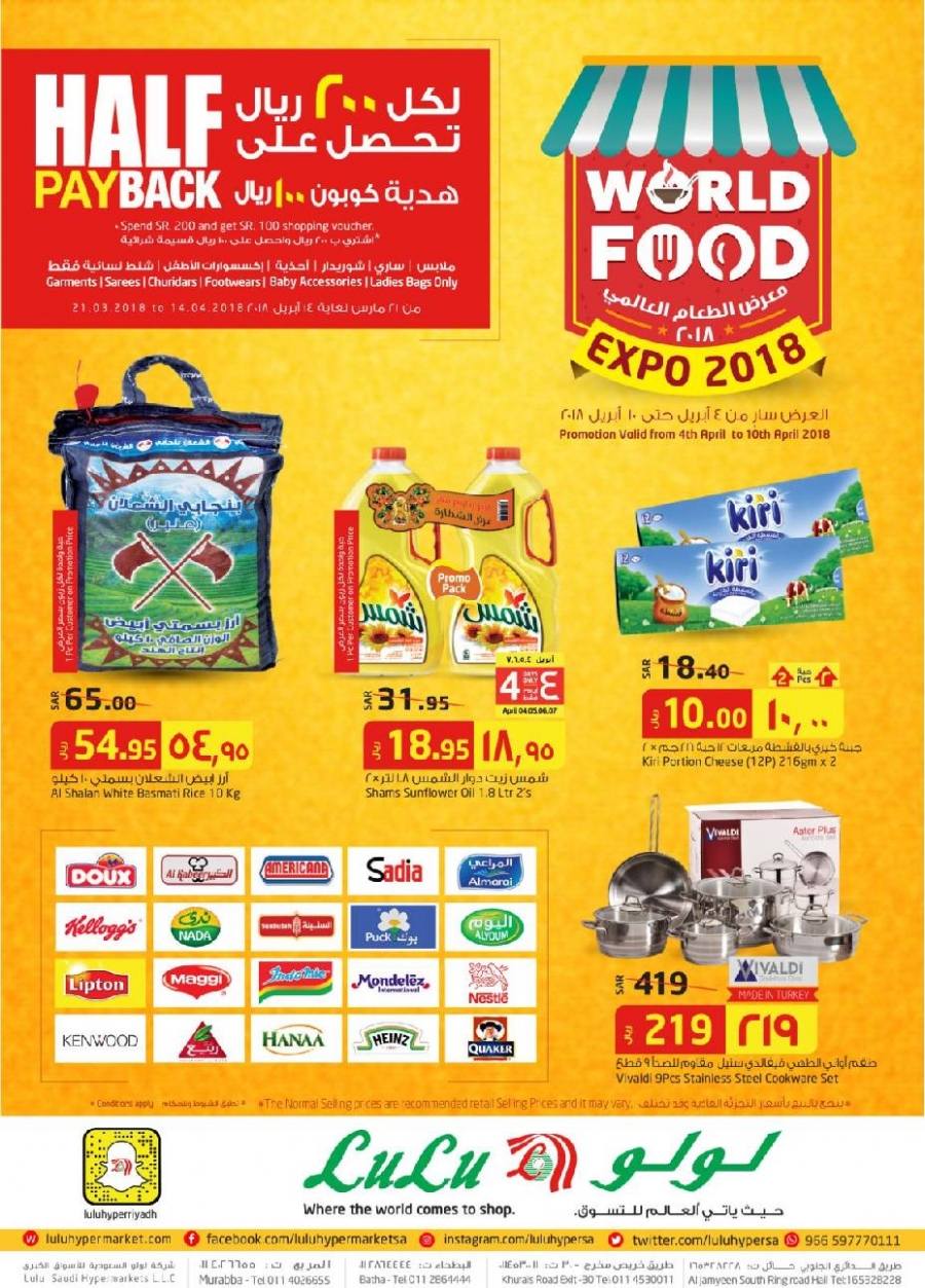 list of lulu hypermarket in world