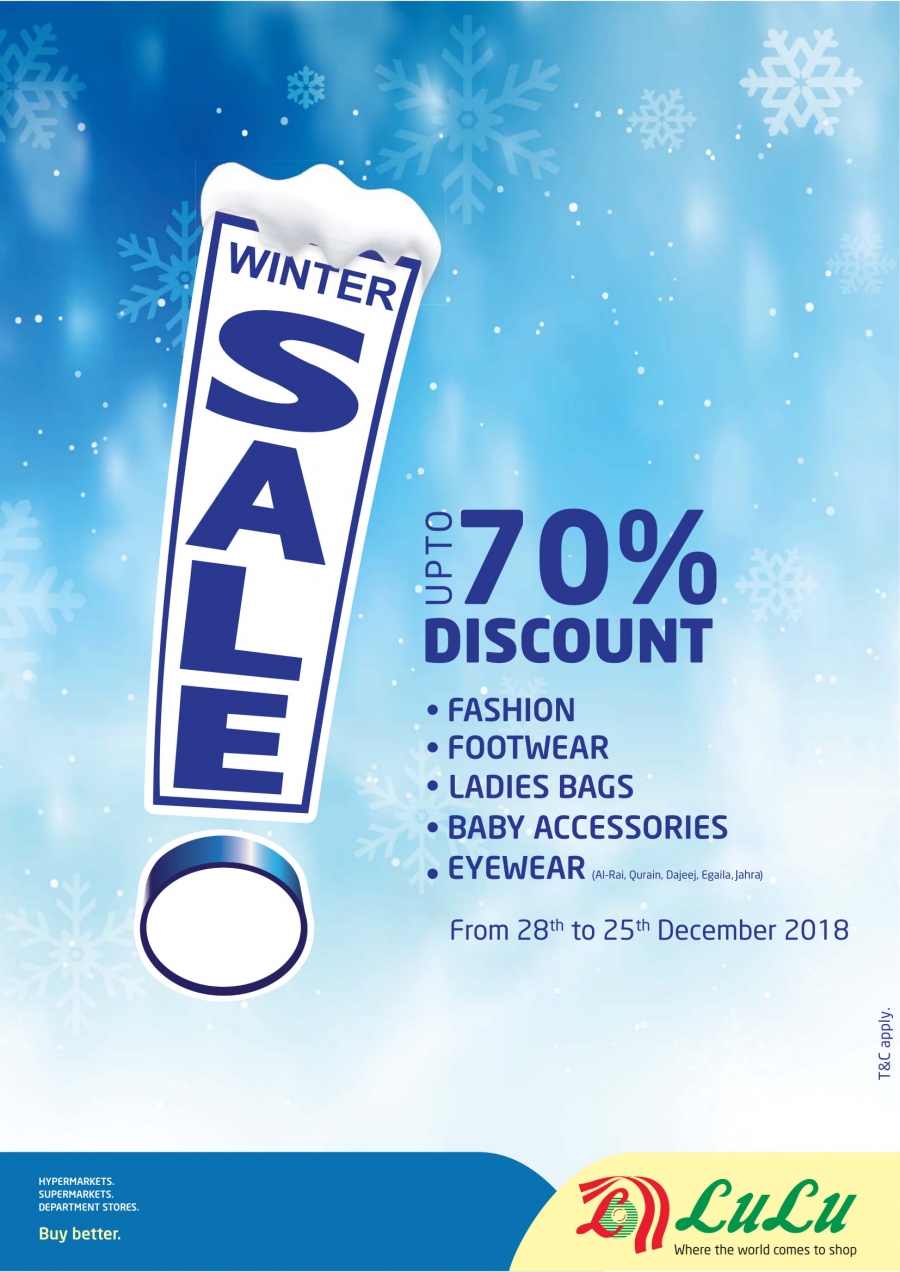 Lulu Hypermarket Winter Sale Offers in Kuwait