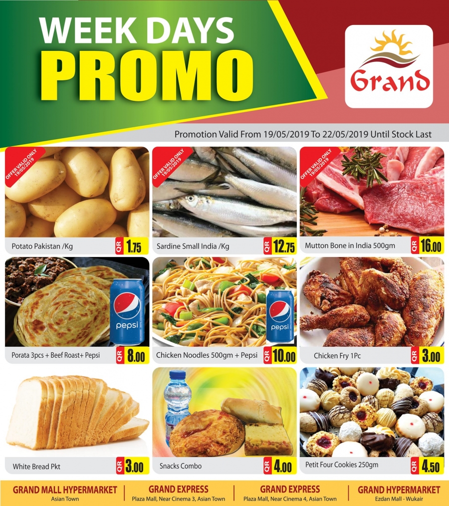 Great Promo Grand Week Days Promo Offer