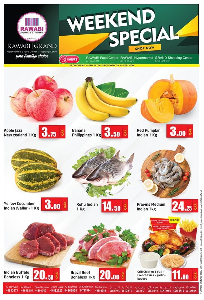 Rawabi Hypermarket Qatar Weekend Special Offers