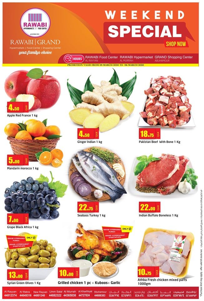 Rawabi Hypermarket Qatar Weekend Special Deal | Rawabi Offer