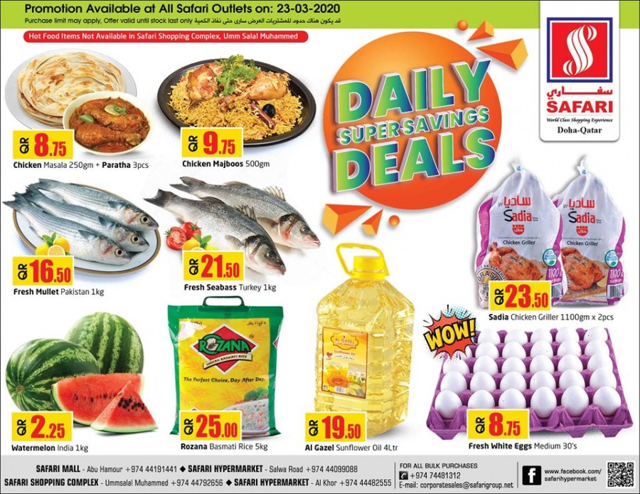 Safari Hypermarket Daily Deals 23 March 2020 Safari Hypermarket Daily Deals 23 March 2020
