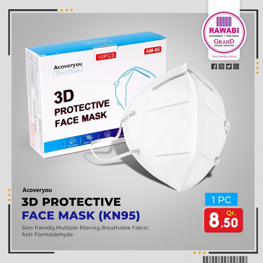 Rawabi Hypermarket Qatar Face Mask Offers
