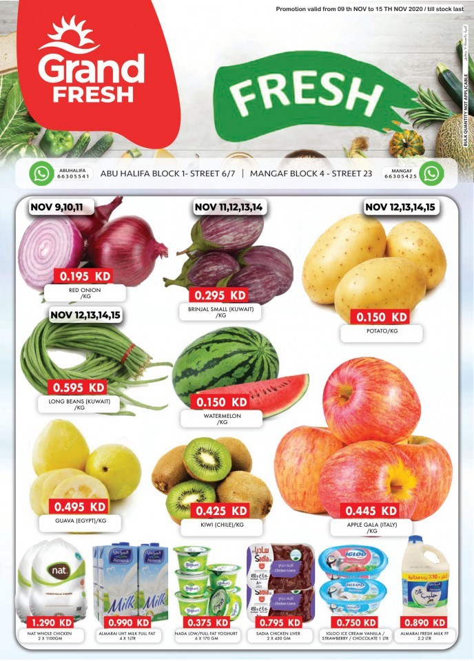 Grand Fresh Abu halifa & Mangaf Best Promotion