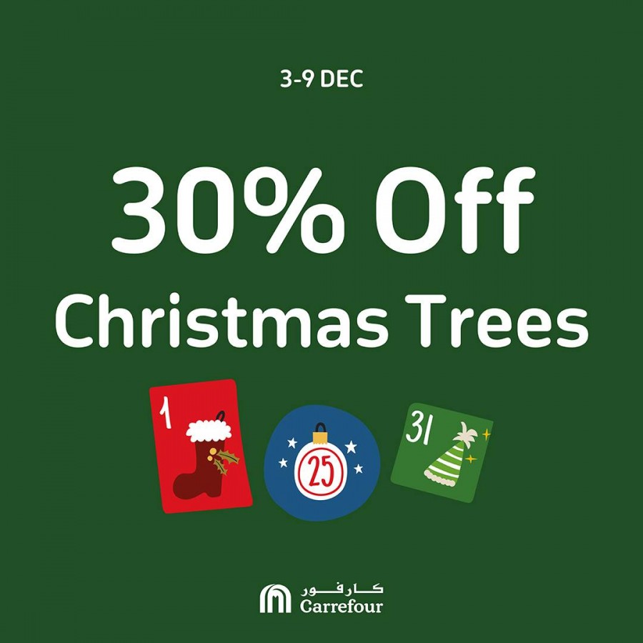 Carrefour Hypermarket Christmas Trees Offers Oman Offers