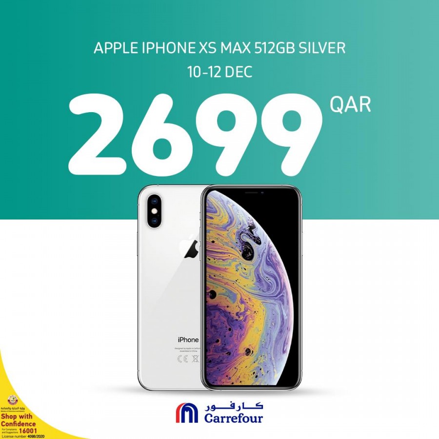 Carrefour Hypermarket Iphone XS MAX Offers Qatar Offers