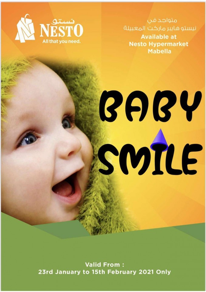 Nesto Hypermarket Mabella Oman Baby Smile Offers