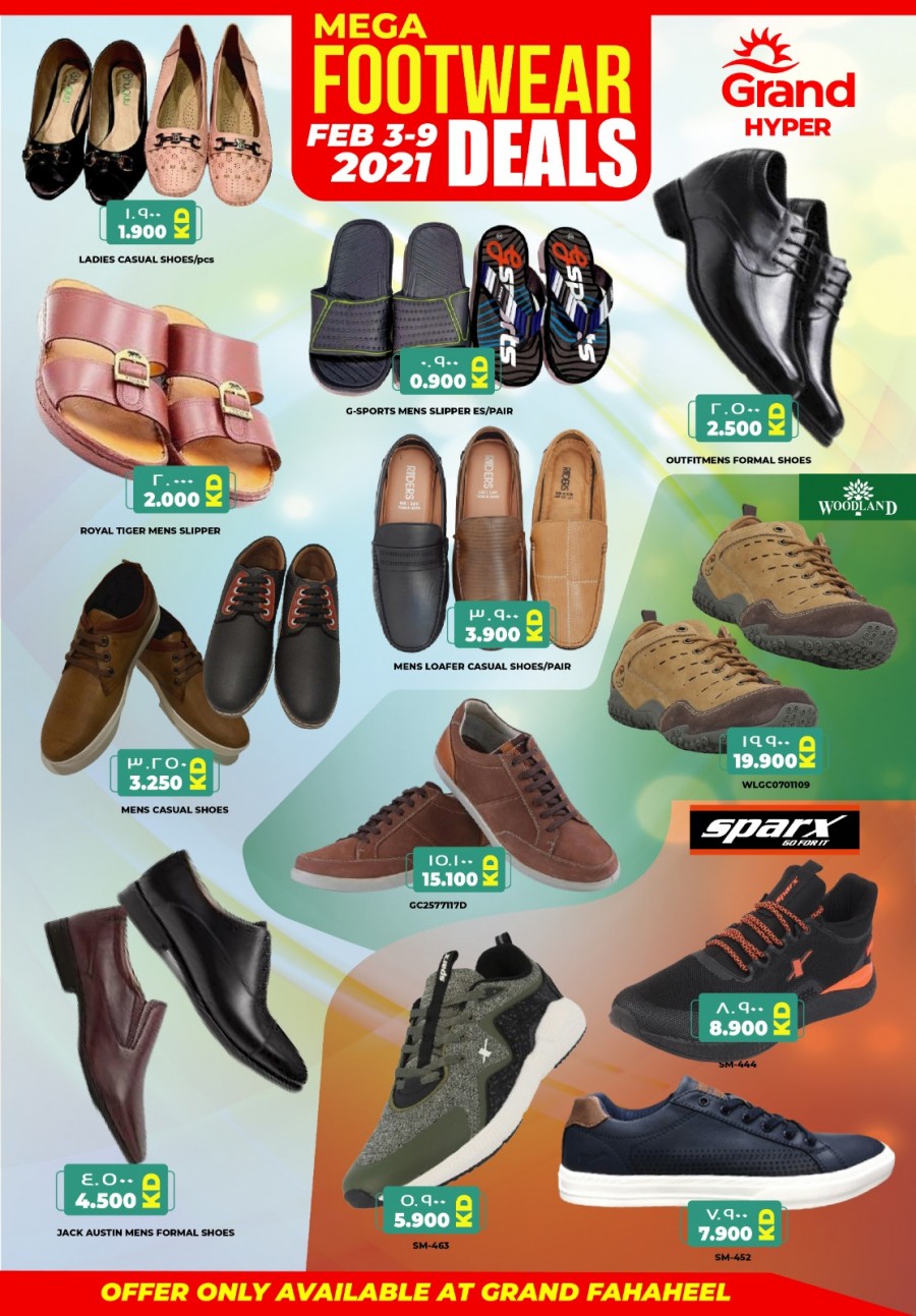 Grand Hyper Fahaheel Kuwait Footwear Deals