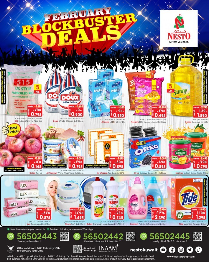 Nesto Hypermarket Blockbuster Deals | Nesto Kuwait Deals