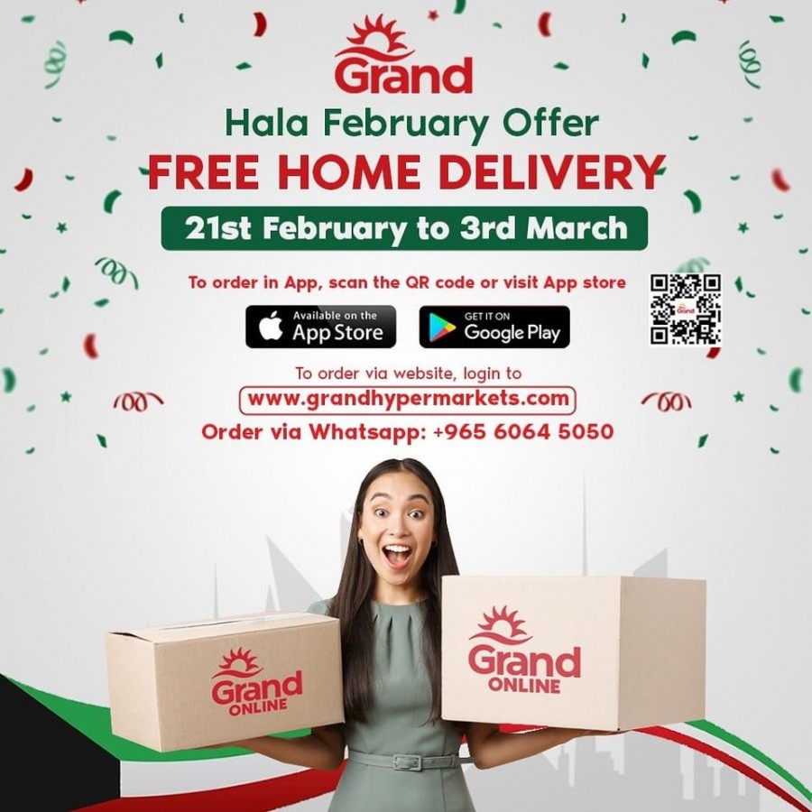 Grand Online Free Home Delivery Offers Grand Kuwait Offers
