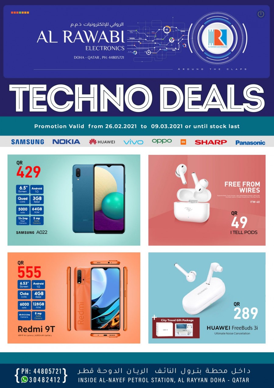 Al Rawabi Electronics Techno Deals Qatar Offers