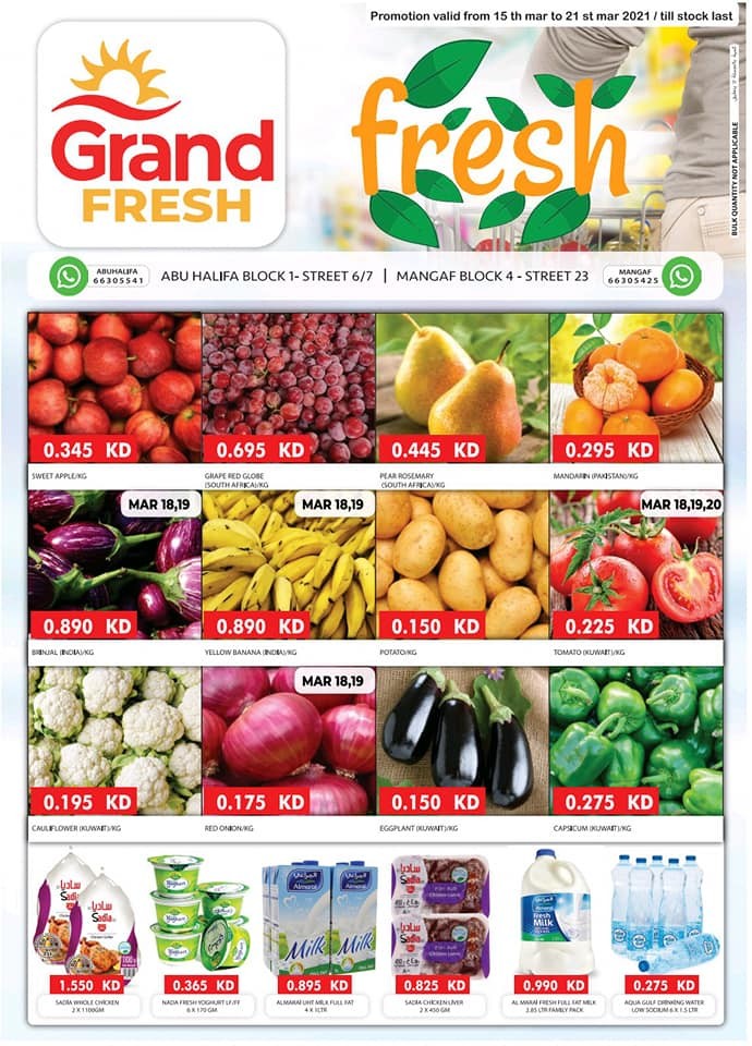 Grand Fresh Abu Halifa & Mangaf Midweek Deals