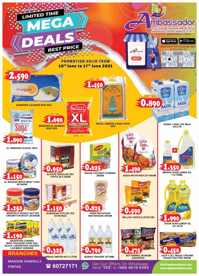 Ambassador Supermarket Mega Deals | Kuwait Super Deals