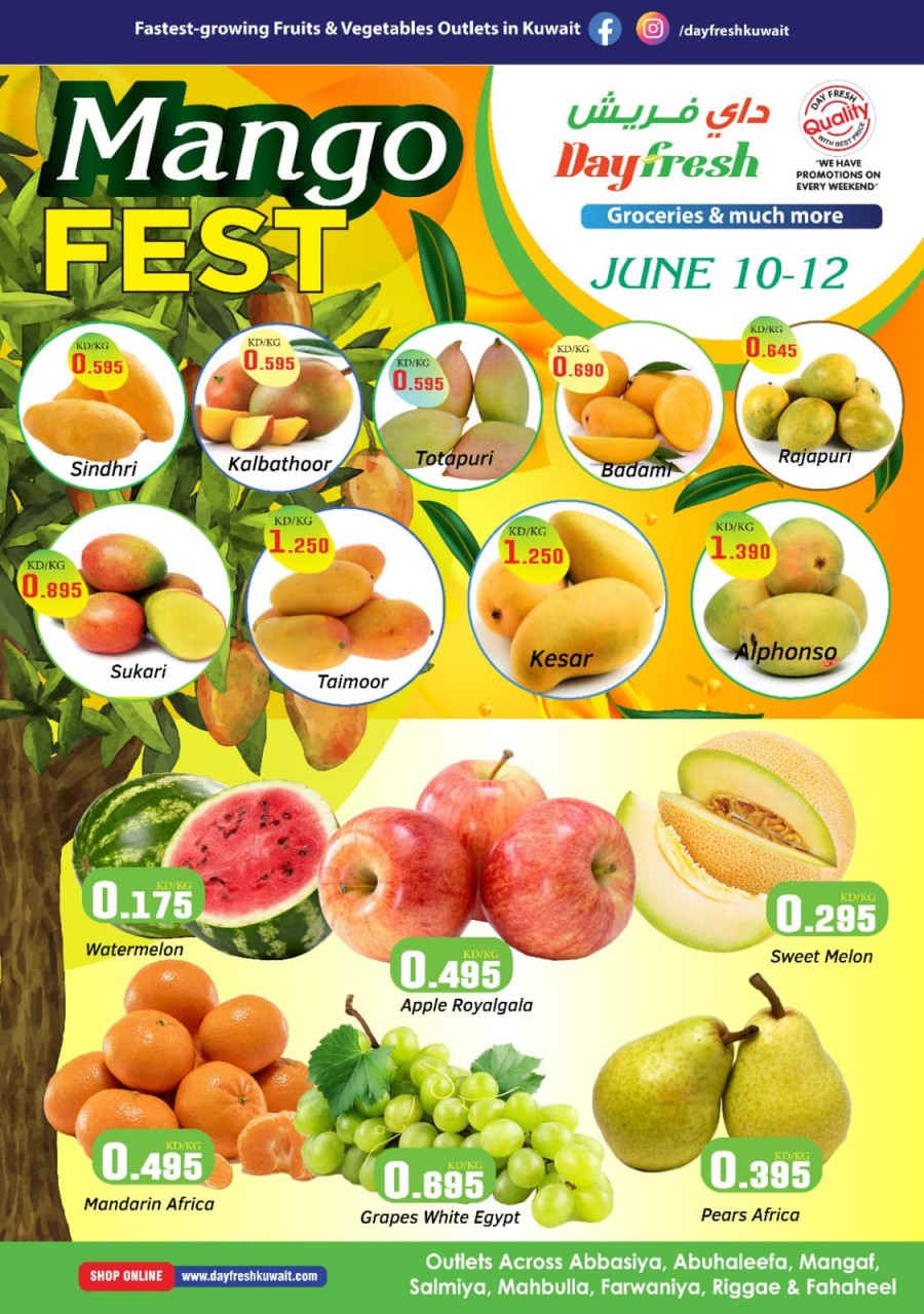 Day Fresh Mango Fest Offers Kuwait Shopping Offers