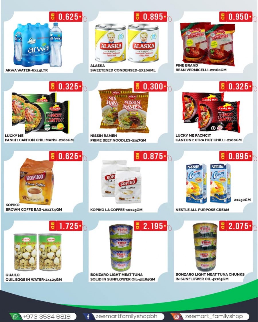 Zeemart Family Shop Month End Offers