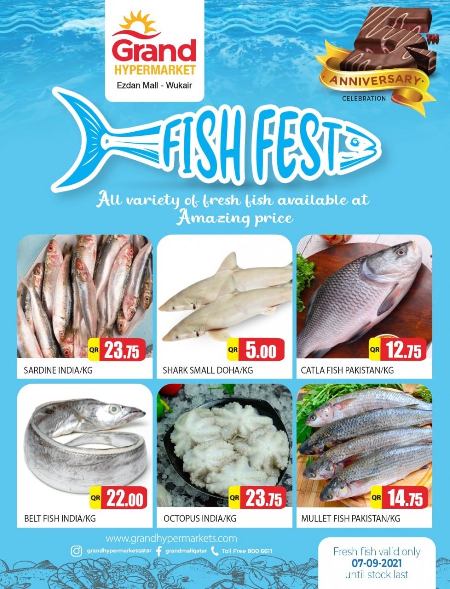 Grand Wukair One Day Fish Fest Qatar Shopping Offers