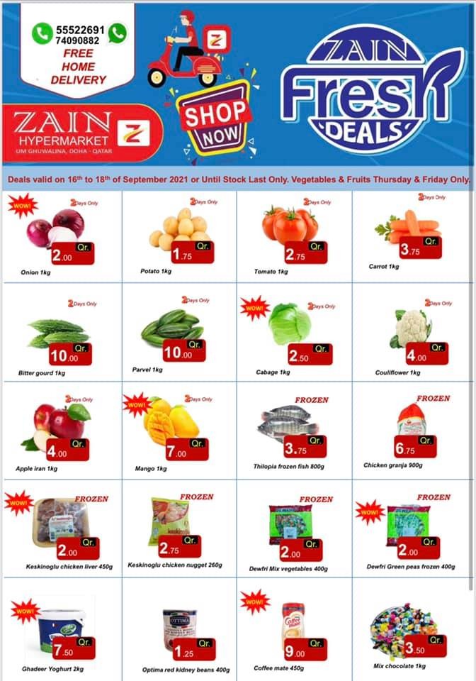 Zain Hypermarket fresh Offers Qatar Offers
