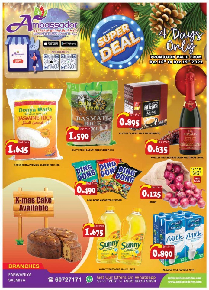 Ambassador Supermarket Farwaniya & Salmiya Great Promotion