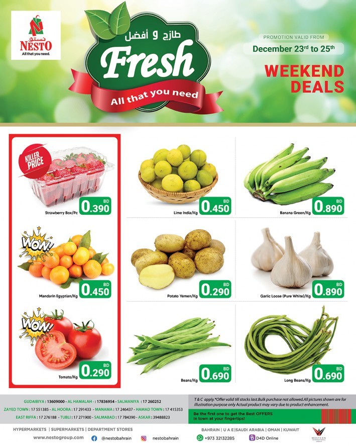 Nesto Fresh Deals 23-25 December 2021