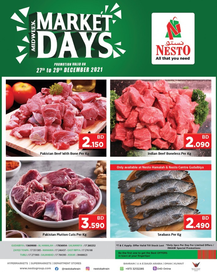 Nesto Market Days 27-29 December 2021