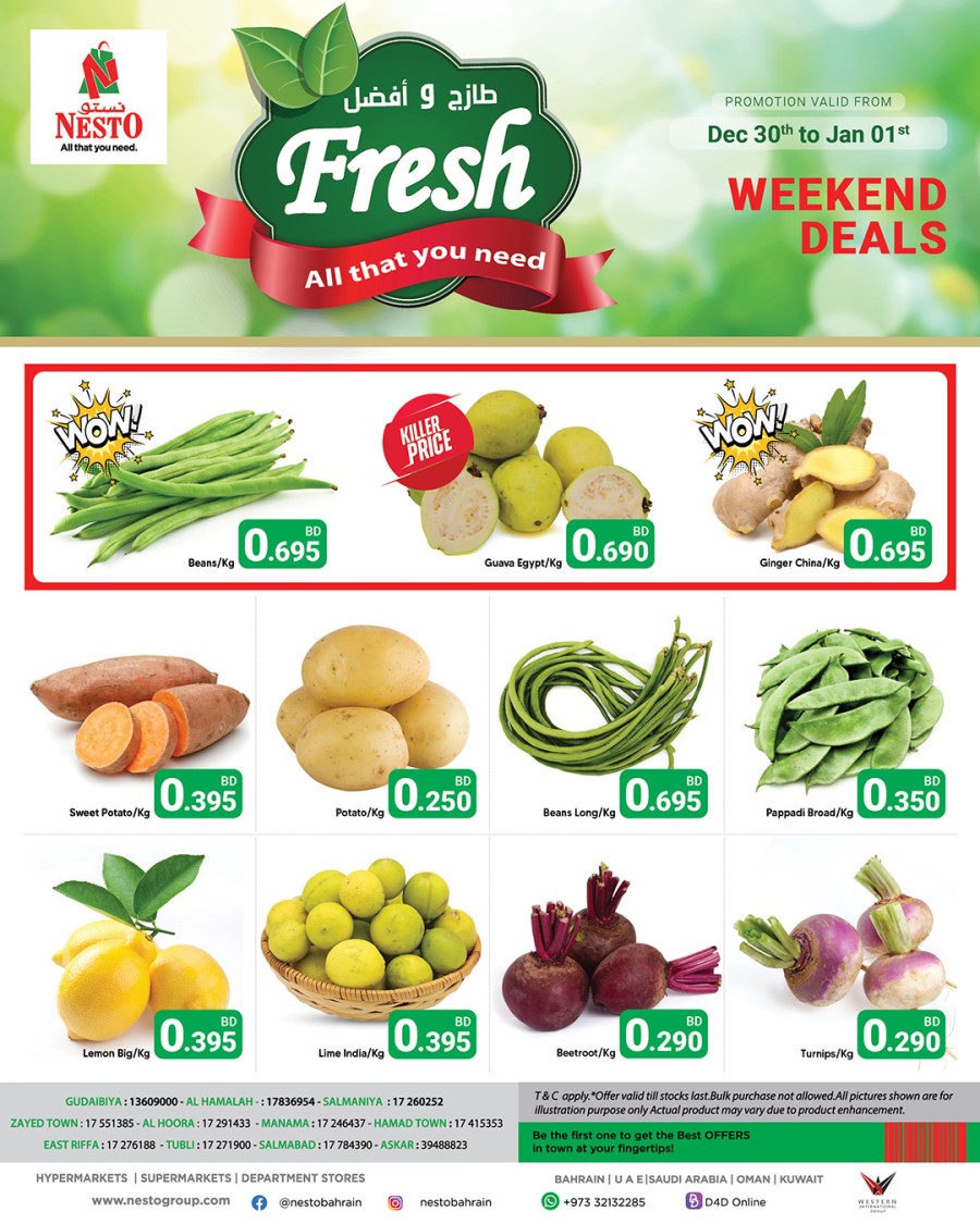 Nesto Weekend Fresh Deals