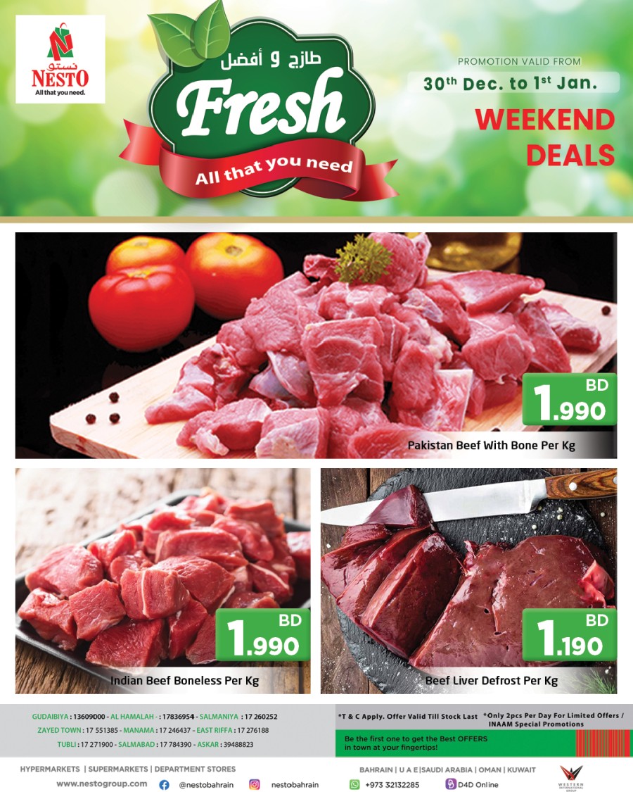 Nesto Weekend Fresh Deals