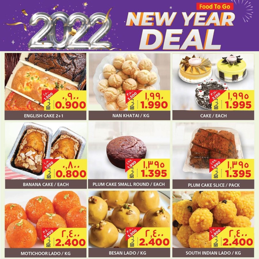 Mega Mart New Year Food To Go Deals