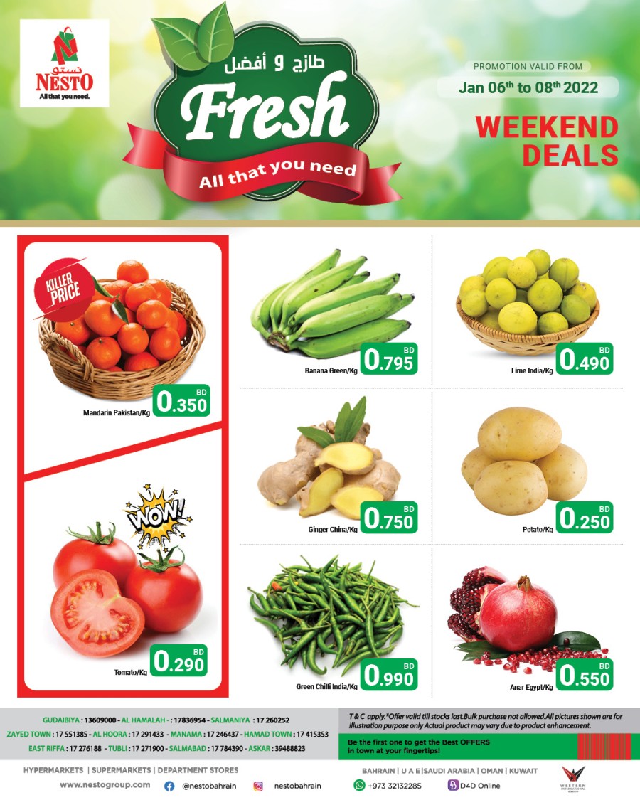 Nesto Fresh Deals 6-8 January 2022