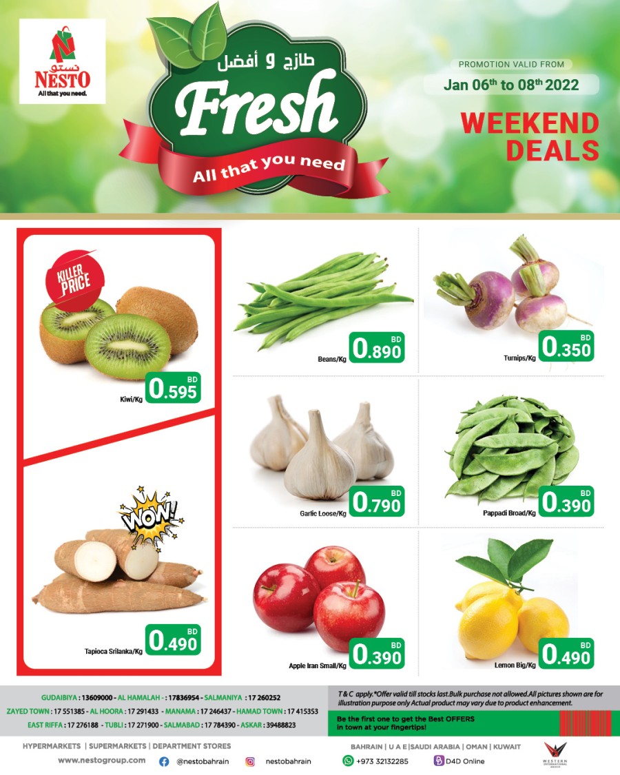 Nesto Fresh Deals 6-8 January 2022