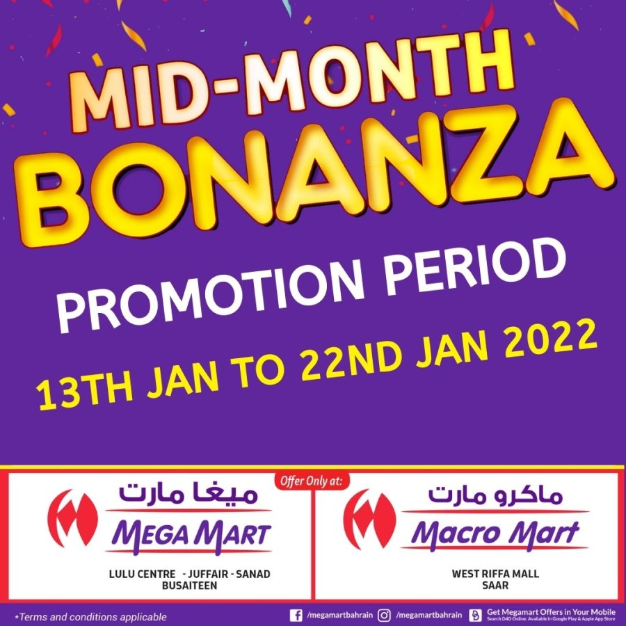 Mega Mart Mid Month Bonanza