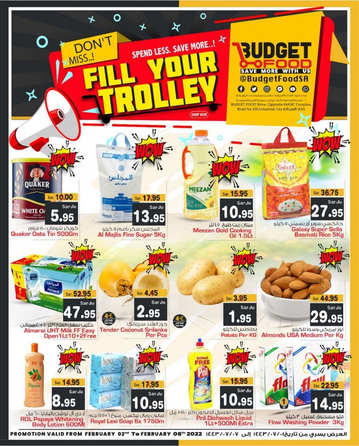 Budget Food Riyadh Save More Offers 2-8 February 2022
