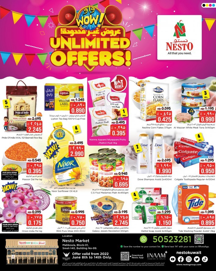 Nesto Market Unlimited Offers | Kuwait Shopping Deals