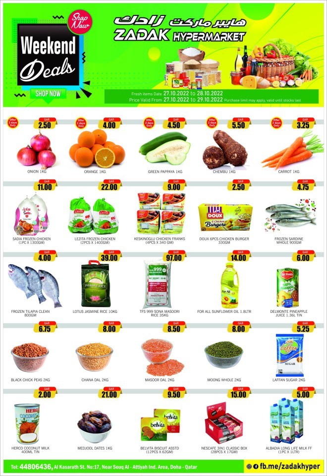 Zadak Super Weekend Deals Qatar Offer Fliers