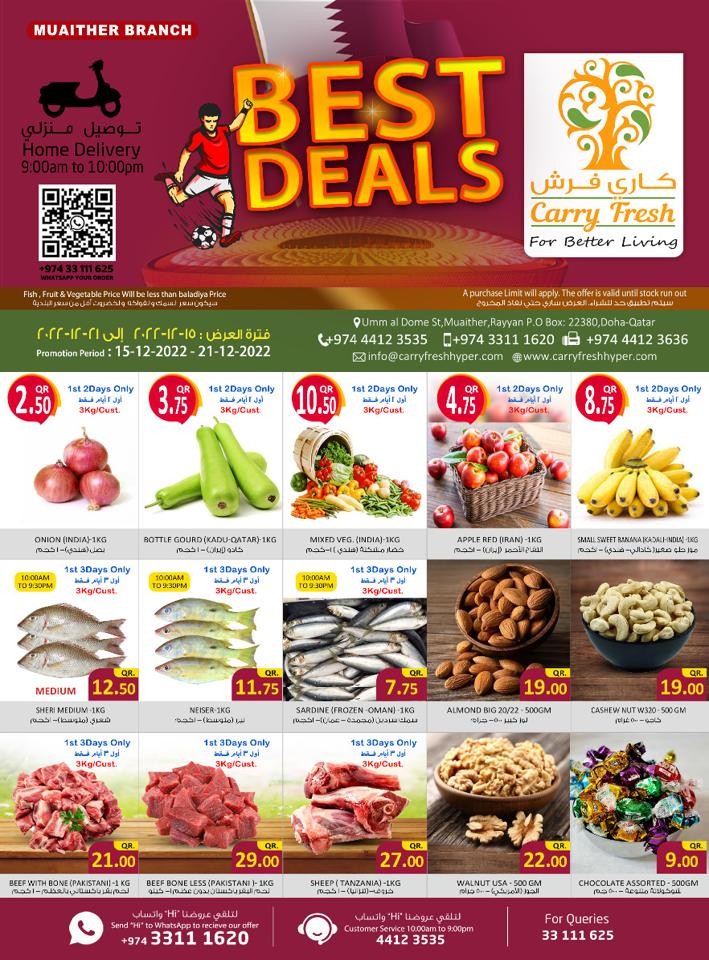 Carry Fresh Muaither Weekly Best Deals Qatar Offers
