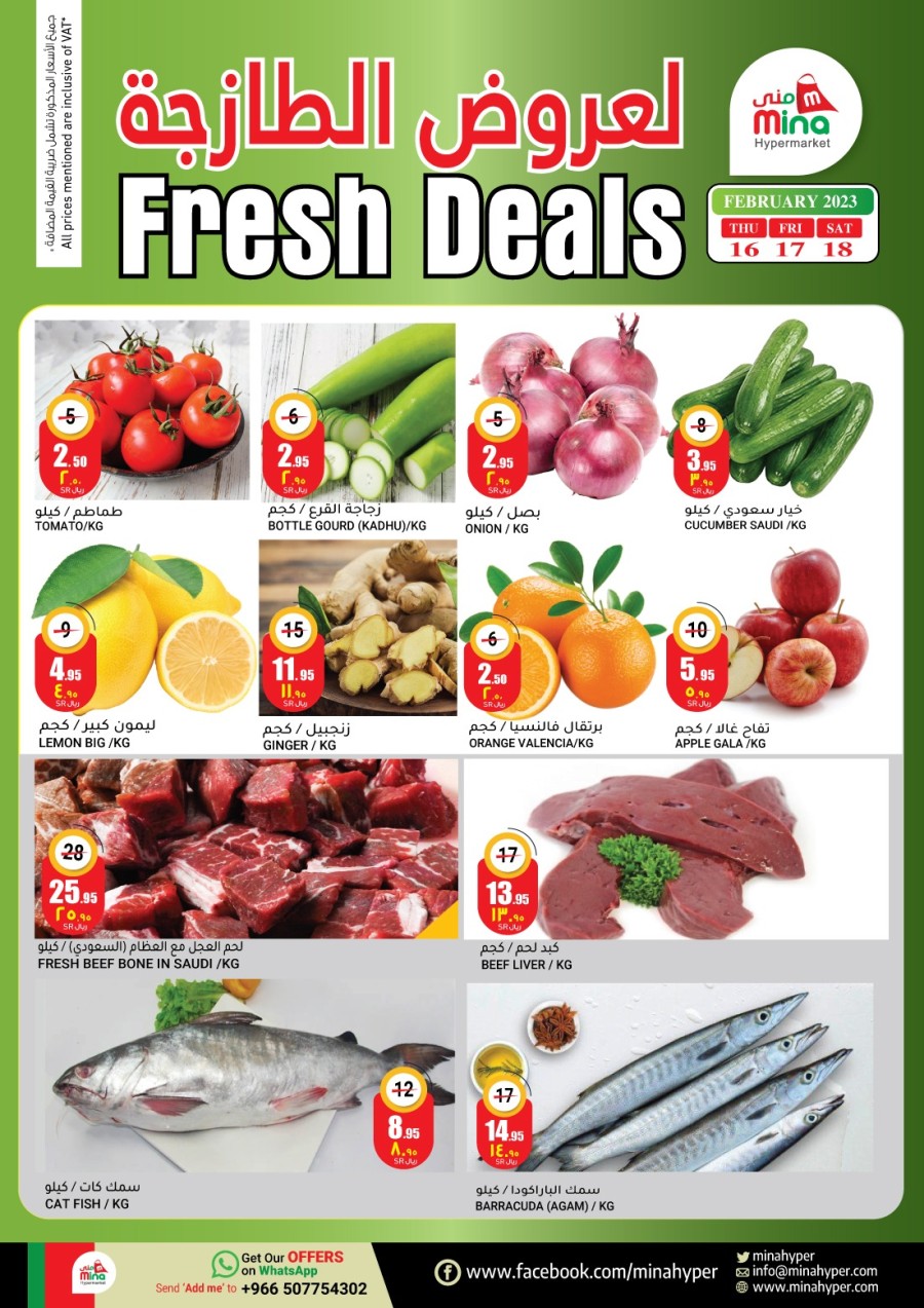 Mina Hyper Fresh Deals 16-18 February 2023