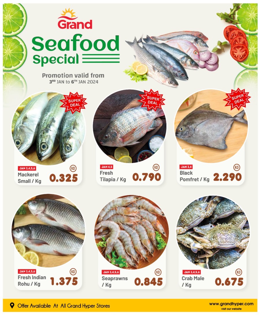 Grand Hyper Seafood Special Deal Kuwait Offers 2024