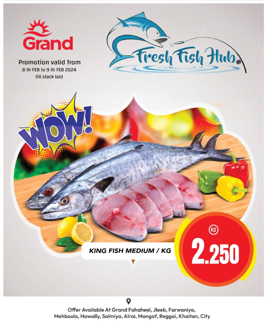 Grand Hyper Fresh Fish Deal Kuwait Offers 2024