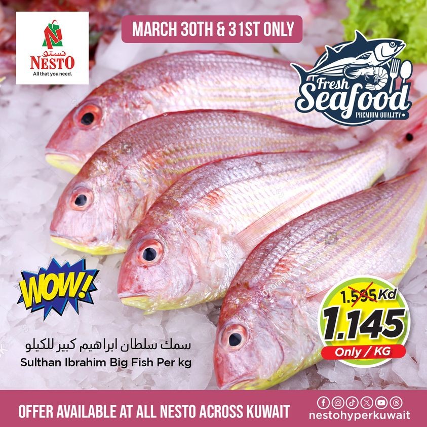 Nesto Seafood Deal 30-31 March 2024 