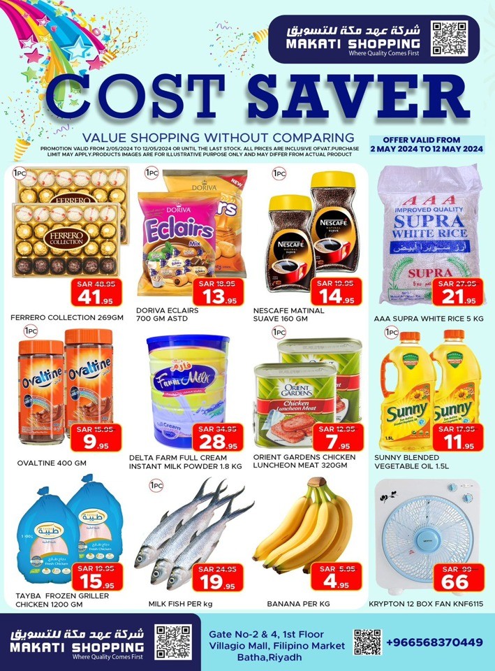 Makati Shopping Cost Saver Offer 2-12 May 2024 Flyer