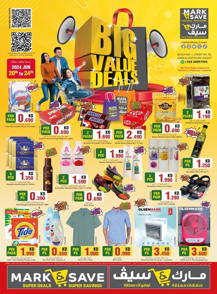 Mark & Save Big Value Deals 20-24 June 2024 | Kuwait Offers