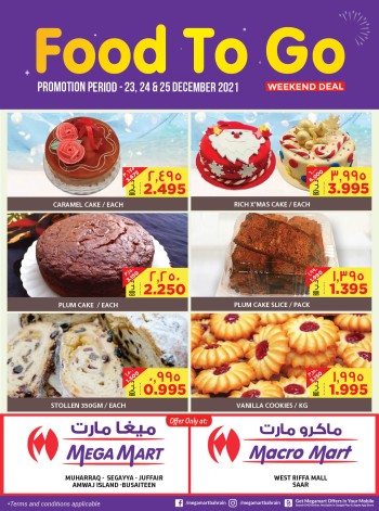 Mega Mart Mega Mart Food To Go 23-25 December 2021