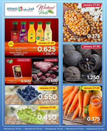 AlHelli Supermarket AlHelli Weekend Picks 27-30 January