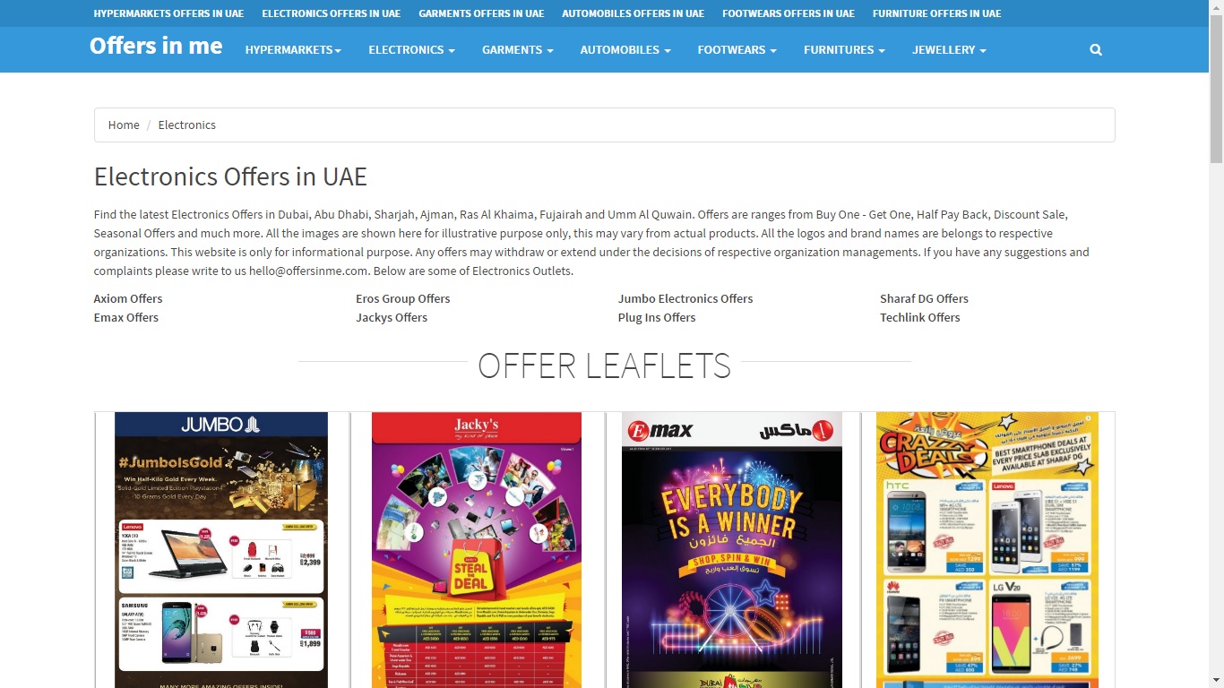 Kuwait Electronics Offers and Deals